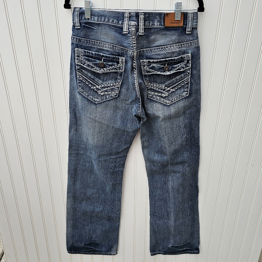 Flypaper Men's Bootcut Jeans - Blue